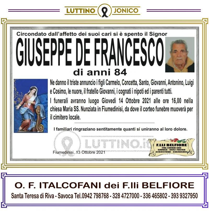 Giuseppe  De Francesco 